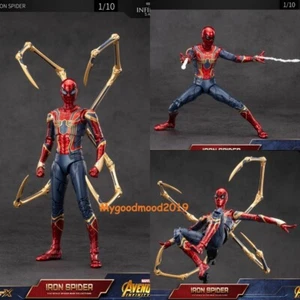 ZD Marvel Iron Spider-Man Iron Spider Modellino collezione giocattoli regalo 7 pollici nuova - Foto 1 di 13