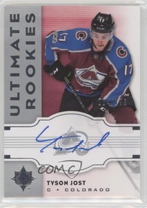 2017-18 Ultimate Collection 2007-08 Retro Rookies /199 Tyson Jost Rookie Auto RC