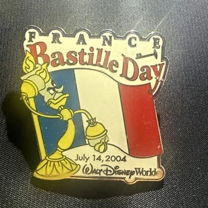 DISNEY WDW BASTILLE DAY 2004 LUMIERE SURPRISE RELEASE PIN LE 500 - Picture 1 of 2
