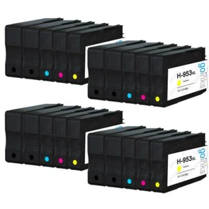 20 Ink Cartridges (Set + Bk) to replace HP 953 (HP953XL) non-OEM / Compatible - Picture 1 of 1