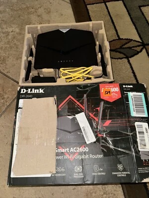 D-Link DIR-2640 Smart High Power WiFi Gigabit Router Dual Band AC2600 MU-MIMO - Image 1 of 4