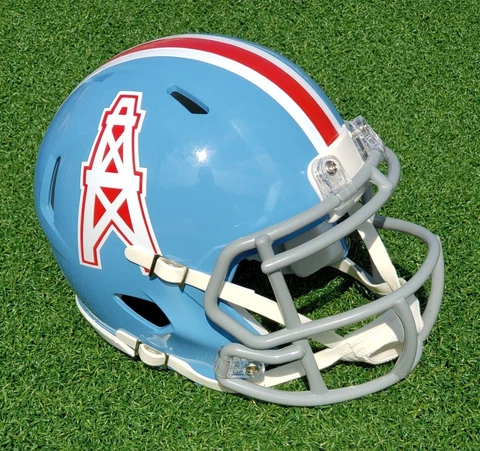 HOUSTON OILERS 1972-74 TRIBUTE THROWBACK FOOTBALL MINI HELMET Cover