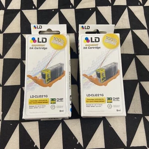 LD-CLI221G Gray Ink Cartridge Replacement for Canon CLI221 - Exp: 2018 Lot Of 2 - Picture 1 of 6