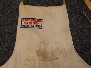 VINTAGE STROMBERG-CARLSON WORKERS APRON CA. 1930 - Picture 1 of 4