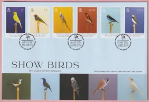 Isola di Man. Copertina primo giorno, Show birds. 2021. I.O.M. Copertina Ufficiale - Foto 1 di 1