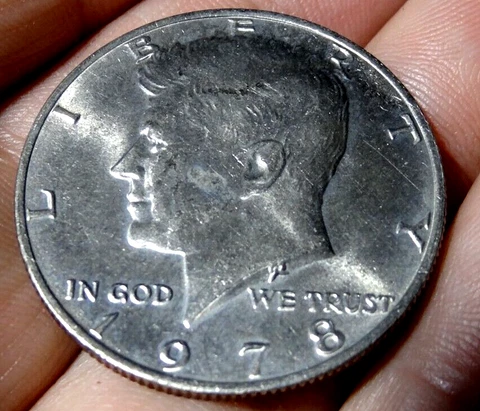 1978  KENNEDY HALF DOLLAR US .50 cent coin Cover