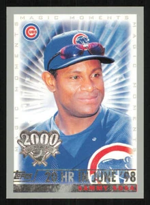 2000 Topps Opening Day #162 S.Sosa MM 20 HR June - Picture 1 of 2
