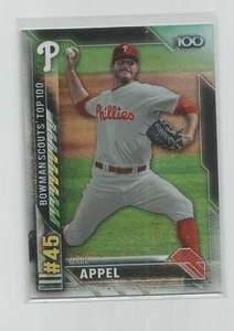2016 Bowman Chrome MARK APPEL Bowman Scouts' Top 100 - Picture 1 of 1
