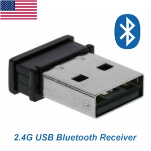 Black USB Wireless Dongle Receiver Adapter for Universal Mouse Keyboard Connect - Picture 1 of 7