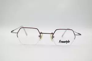 Vintage Freestyle by Argenta 71Y Kupfer Silber Halbrand Brille eyeglasses NOS - Bild 1 von 6