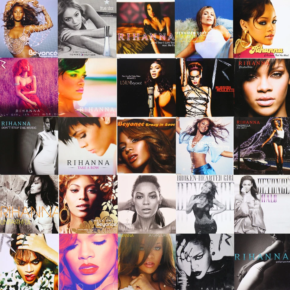 Music Songs Musik Cd Album Maxi das Beste von Beyonce und Rihanna Pop Auswahl - Bild 1 von 1