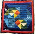 Two Fish in a Bowl Wall Quilt Pattern - Piecing & Embroidery!