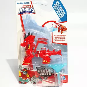 Transformers Rescue Bots DRAKE THE DRAGON BOT FIGURE B 2015 Playskool Heroes NEW - Picture 1 of 8
