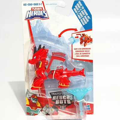 Transformers Rescue Bots DRAKE THE DRAGON BOT FIGURE B 2015 Playskool Heroes NEW - Image 1 of 4