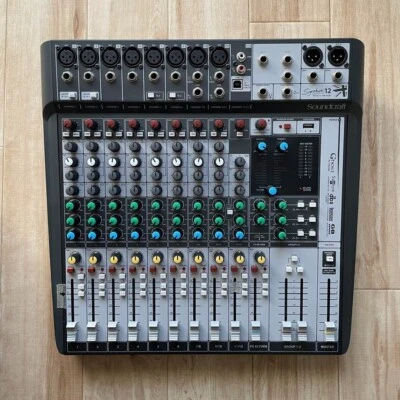 Soundcraft Signature 12 MTK USB Interface+Analog 12 Channel Multi-track Mixer - Image 1 of 4