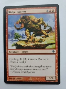 MTG Magic The Gathering Card Ridge Rannet Creature Beast Red Alara Reborn - Picture 1 of 2