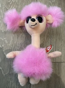 Ty Camilla Pink Poodle Soft Plush Toy 9ā High with Original Tag. - Picture 1 of 5