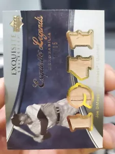 JOE DIMAGGIO 2006 Upper Deck Exquisite Legends Quad Bat Card #15/15 YANKEES - Picture 1 of 2