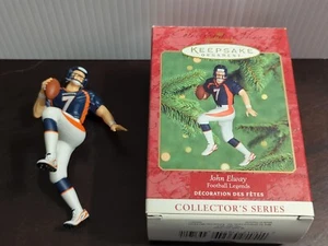 2000 Hallmark Keepsake Ornament, Football Legends "John Elway" - EUC - Picture 1 of 6