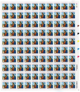 Scott #2244 Madonna (Periguno)  Sheet of 100 Stamps - MNH P#22222 UR - Picture 1 of 1