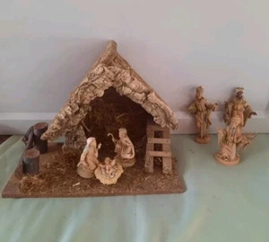 Vintage Fontanni Nativity Set New Without Box Plus 3 Wise Men - Picture 1 of 10