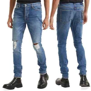 Ksubi Van Winkle Blazed Trashed Skinny Jeans Size 34 NEW - Picture 1 of 10