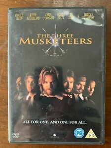 Three Musketeers DVD 1993 Walt Disney Movie w/ Charlie Sheen + Kiefer Sutherland