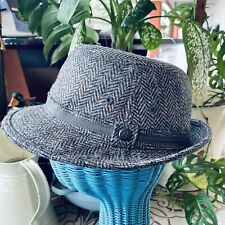 Vtg Borsalino Wool Bucket Hat Made In Japan Size 56.5cm