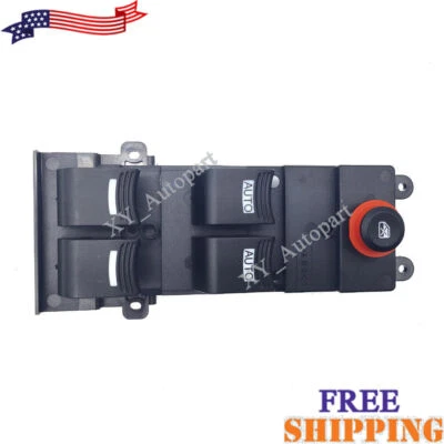 Interruptor de puerta de ventana eléctrica maestro del conductor izquierdo para Honda Acura MDX 2007-2012 2013 Foto 1 de 4