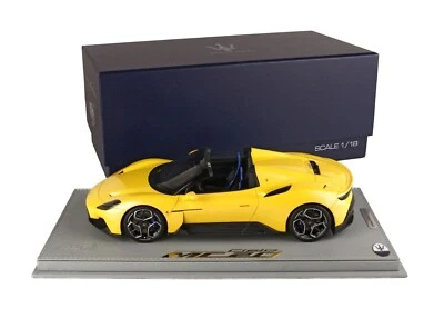 MASERATI MC20 Cielo - Giallo Genio BBR 1:18 1/18 P18222c Solo 24pz + Vetrina - Immagine 1 di 4