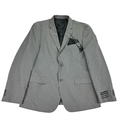 Vince Camuto Mens Slim Fit Super Stretch Solid Suit Jacket Gray 42S - Image 1 of 4