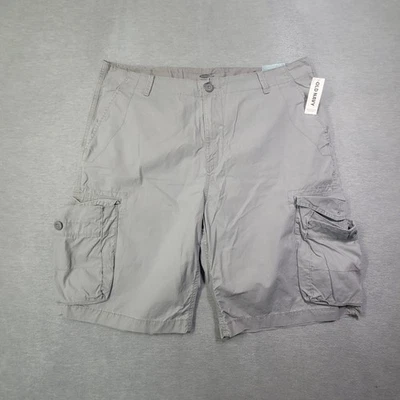 Old Navy Cargo Shorts Mens 38 Gray Relaxed 10" Outdoor Hiking Casual NWT - Image 1 of 4