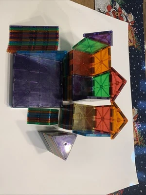 Juego de 90 piezas azulejos magna para niños Foto 1 de 4