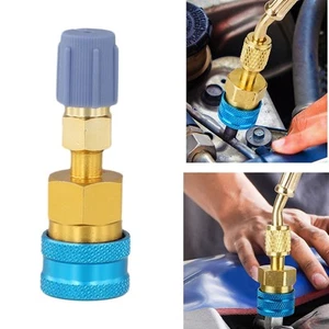 R1234YF to R134A Quick Connect Coupler for Automotive AC Hose Charging - Picture 1 of 16