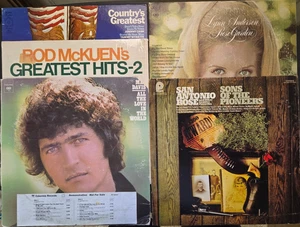 Country LOT Vinyl LP Records Sons of the Pioneers Lynn Anderson Cash Wynette OG - Picture 1 of 7