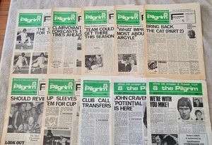 1976/77 Plymouth Argyle - 'The Pilgrim' Newspaper Football Programmes - BUNDLE - Picture 1 of 6