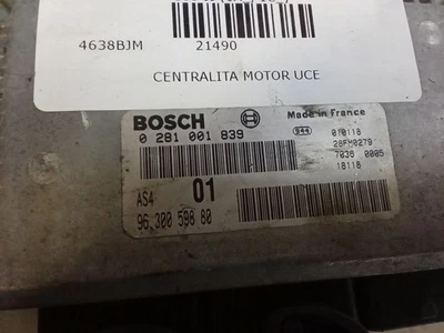 9630059880 CENTRALINA MOTORE / 0281001839 / 21490 PER PEUGEOT 106 II 1A_, 1C_ - Immagine 1 di 3