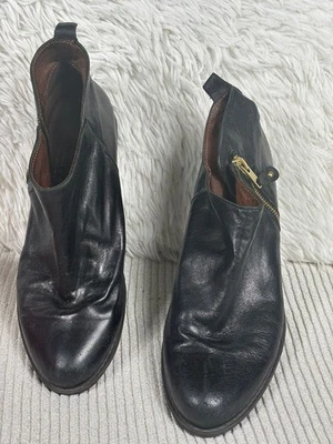 Botas Londres Eric Michael de cuero con cremallera al tobillo para mujer talla 38 negras Foto 1 de 4