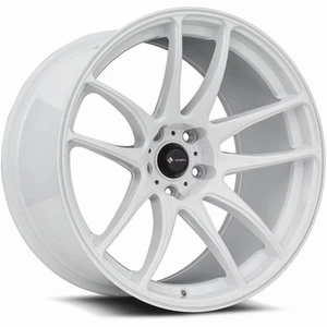 19x9.5 White Wheel Vors TR4 5x4.5 22 - Picture 1 of 1