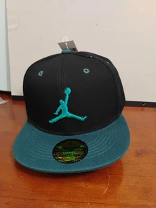 jordan snapback hat. Black And Hunter Green - Picture 1 of 6