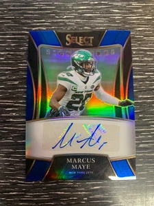 2021 Select Football Signatures Prizm Auto #/99 - Marcus Maye RC - Jets 5BF - Bild 1 von 3
