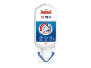 Unibond Refreshes Old Bathroom RE-NEW Silicone Sealant White 80ml UNI2760633 - Picture 1 of 3