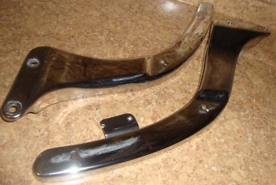 07 Yamaha XVS650 V Star Rear Chrome Fender Mounts Brace Support Rail XVS 650 A8 - Image 1 of 4