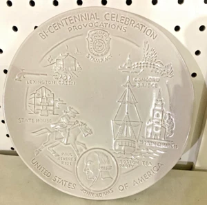 Frankoma Pottery Bi-Centennial Celebration John Adams Plate 1972  USA - Picture 1 of 9