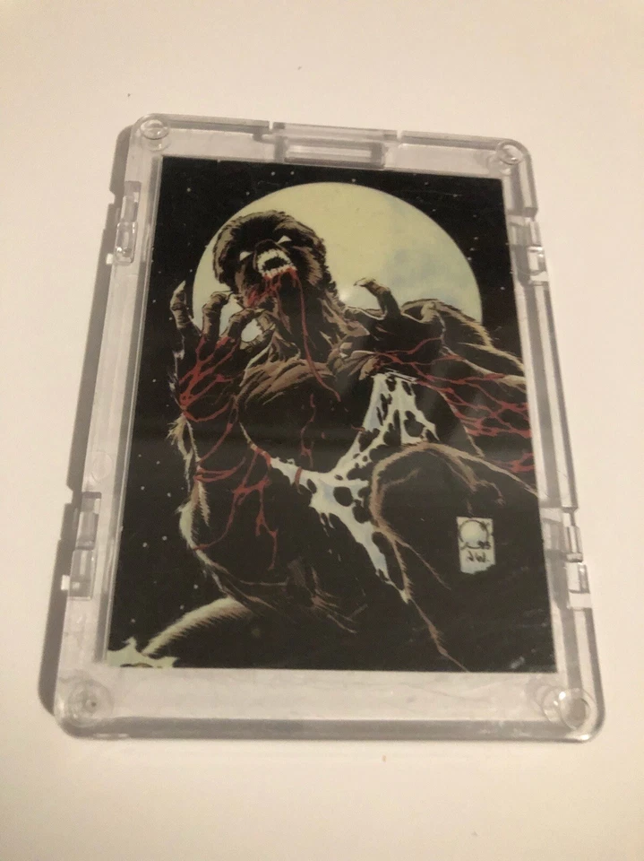 Universal Monsters Topps The Wolfman Chase Card H4 Horrorglow - Image 1 of 1