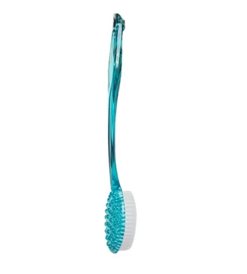 Long Handle Shower Body Bath Brush  Skin Back Massage Scrubber Bathroom Tool Hom - Image 1 of 3