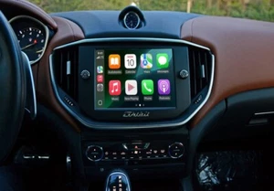 MASERATI GHIBLI QUATTROPORTE 2014-16 WIRELESS APPLE CARPLAY ANDROID AUTO MMI BOX - Picture 1 of 2