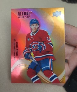 2022/23 Upper Deck Allure Color Flow Red Orange #SF-4 Jordan Harris