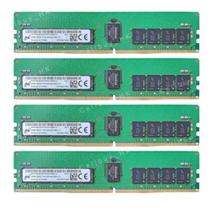 Micron 128GB 4X32GB DDR4-23400R 2933MHZ RDIMM Registered ECC REG Server Memory - Picture 1 of 4