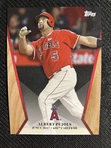 Topps On Demand 600 HR Club 2017 - 600th HR #6 Albert Pujols/1632 - Imagen 1 de 2